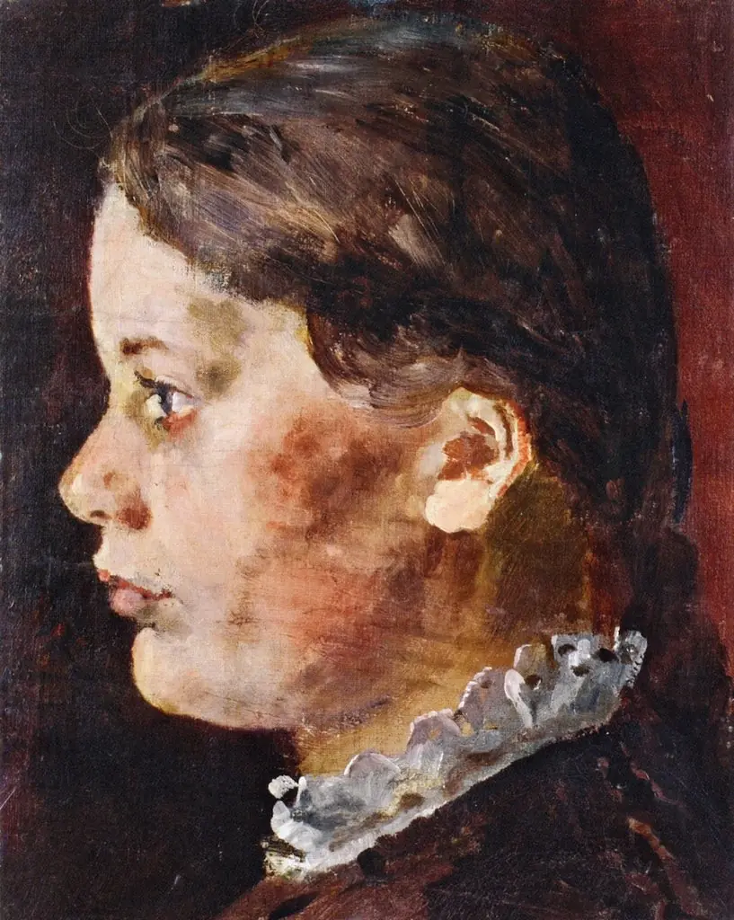 Laura Munch, by Edvard Munch