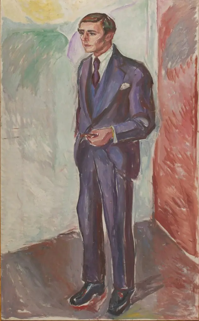 Leopold Wondt, by Edvard Munch