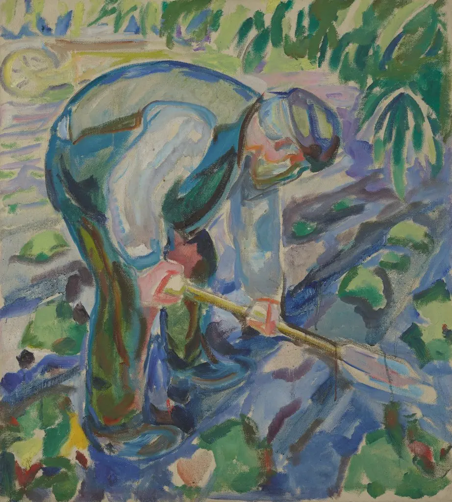 Man Digging, by Edvard Munch