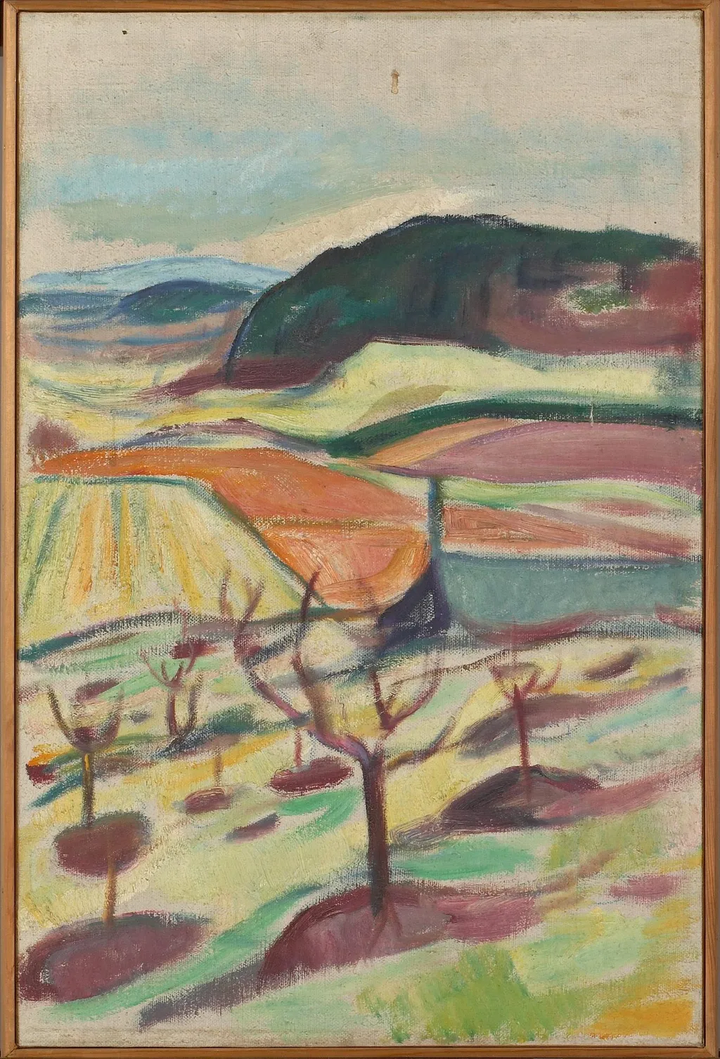 March, by Edvard Munch, oil, 1919