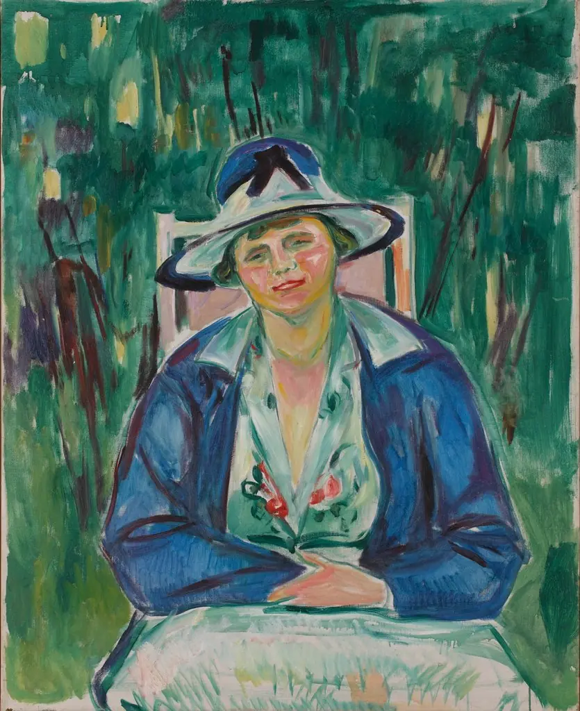 Maria Agatha Meier, by Edvard Munch