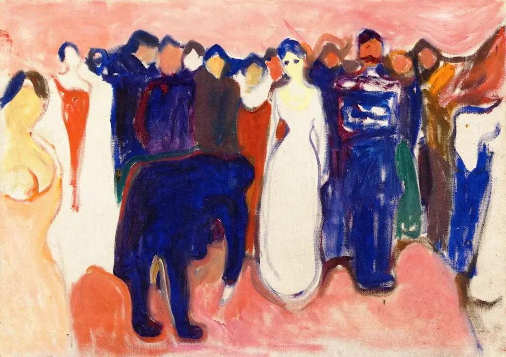 Merry Company, by Edvard Munch