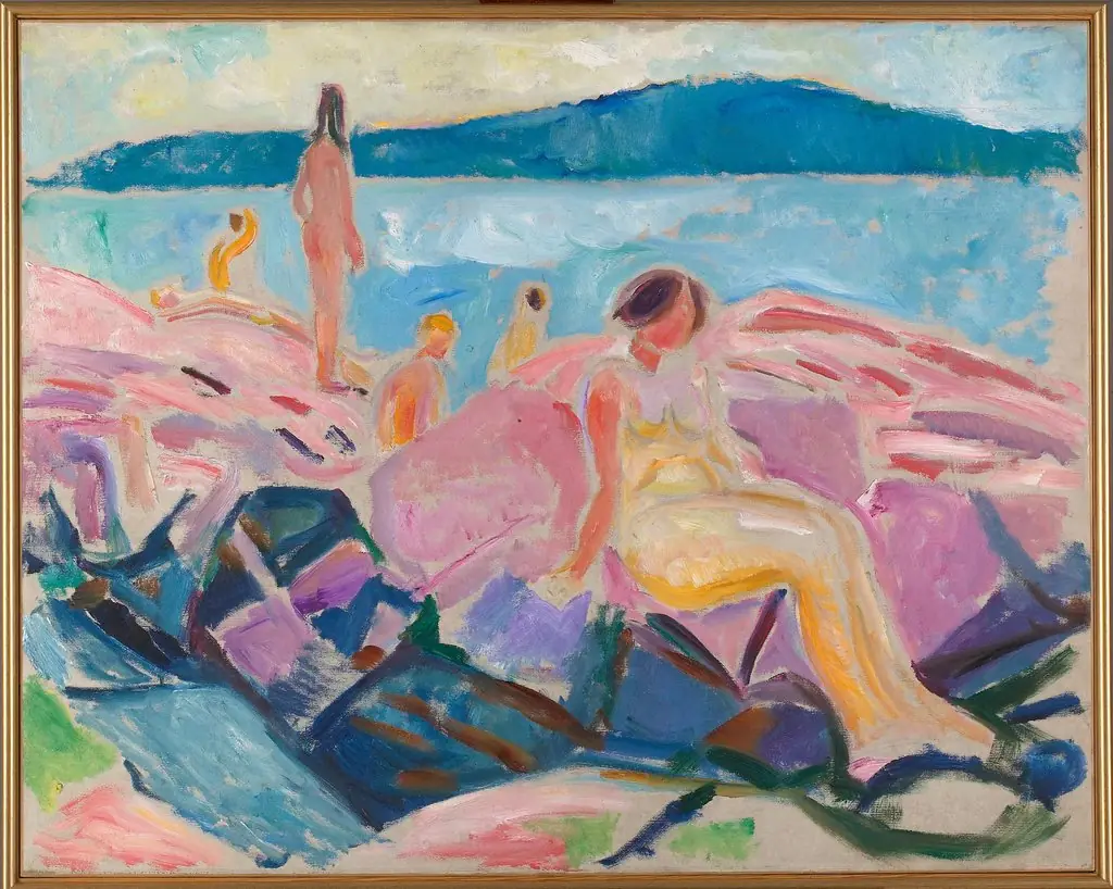 Midsummer, by Edvard Munch