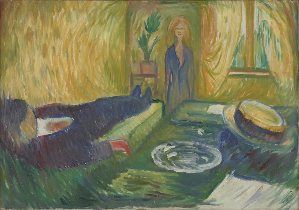 Murder, by Edvard Munch, oil, 1906