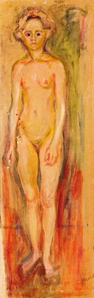 Nude, by Edvard Munch