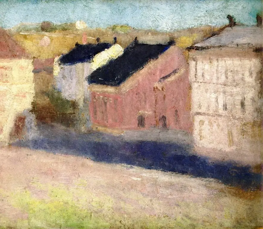 Olaf Rye's Square towards South East, by Edvard Munch