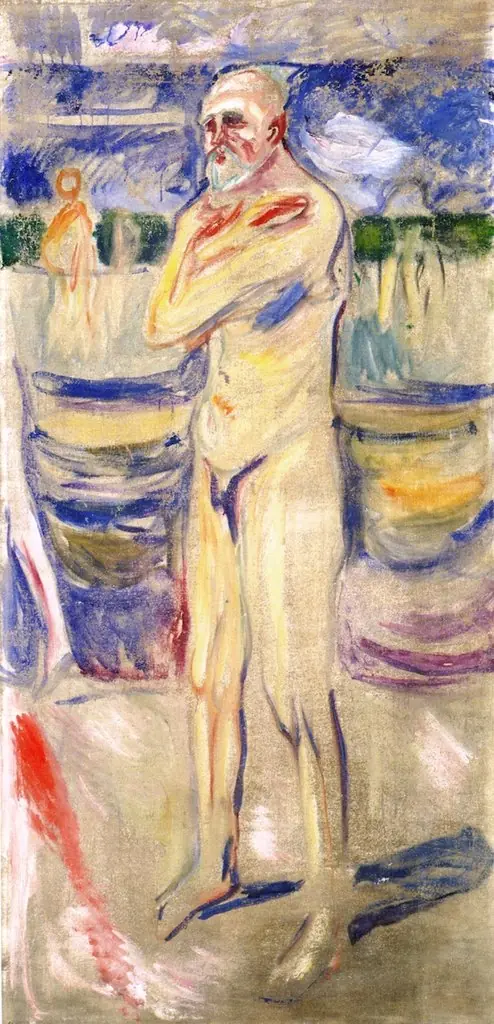 Old Age, by Edvard Munch