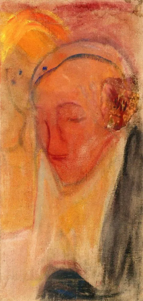 Old Man with a Beard, by Edvard Munch, oil, 1899