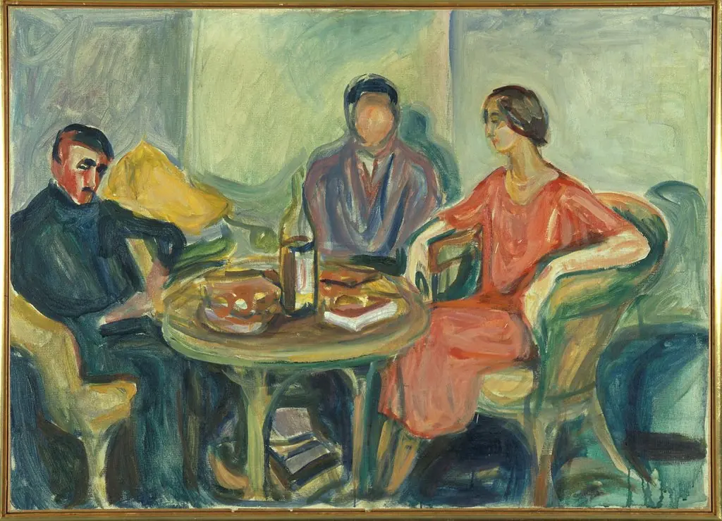 Oslo Bohemians, by Edvard Munch