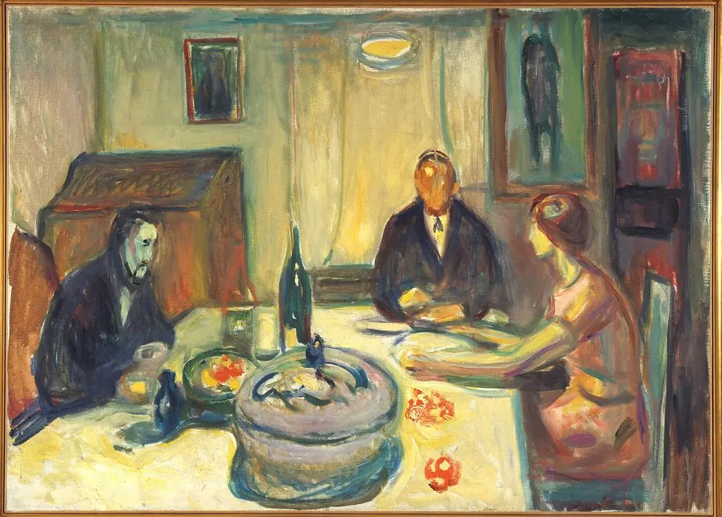 Oslo Bohemians, by Edvard Munch