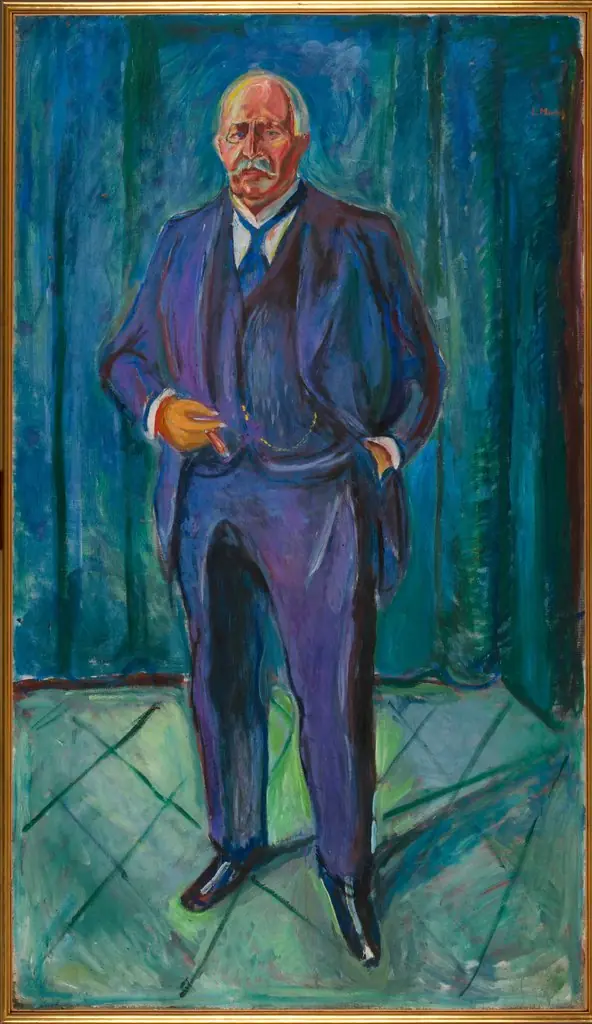 Otto Blehr, by Edvard Munch