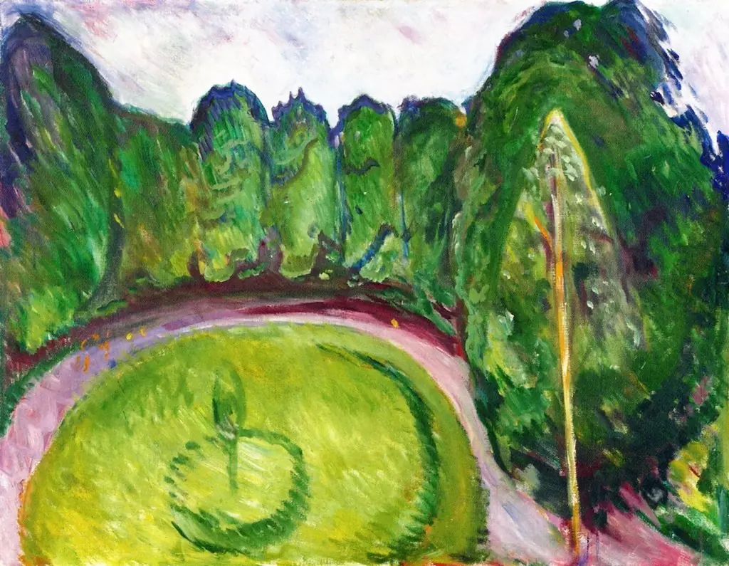 Park, by Edvard Munch