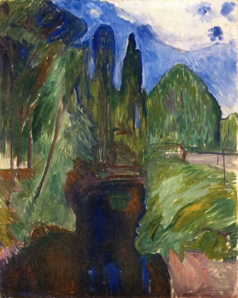 Park Landscape, by Edvard Munch