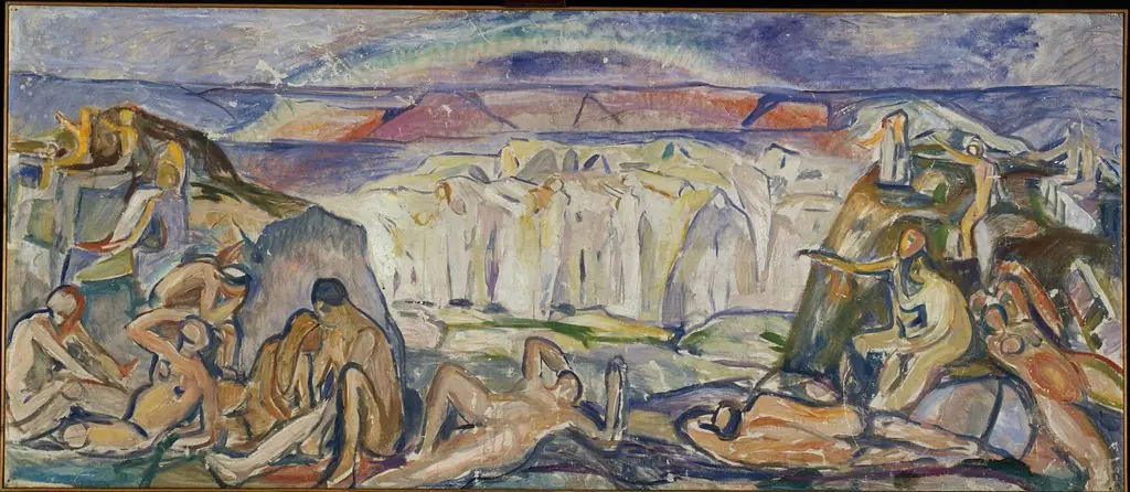 Peace and the Rainbow, by Edvard Munch