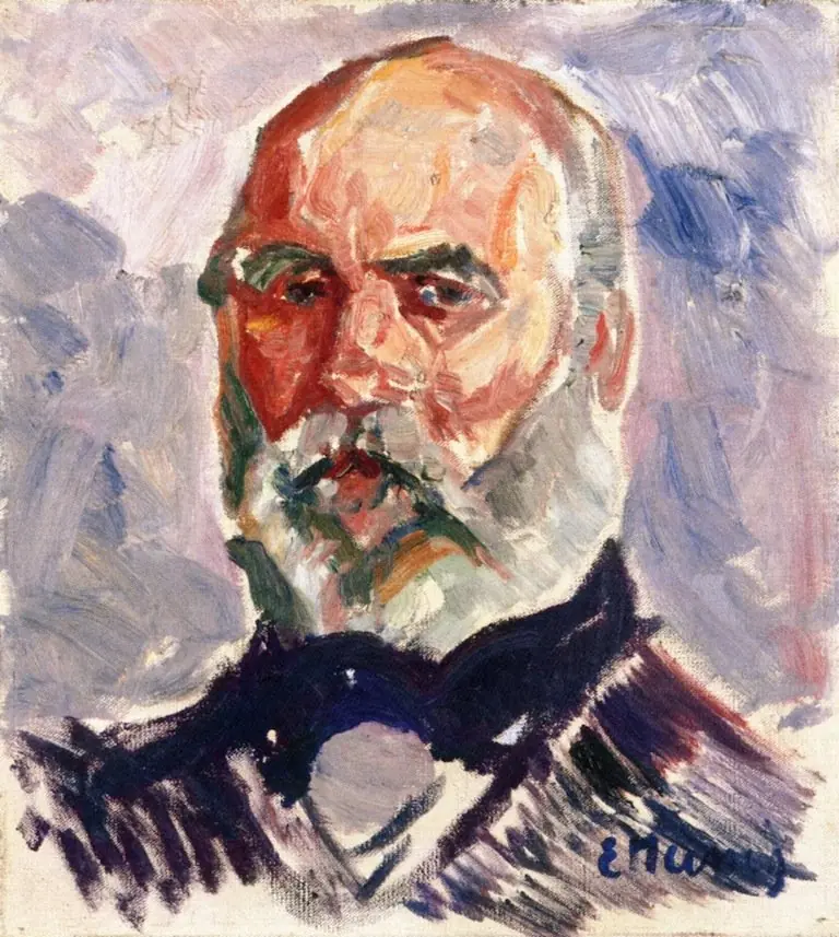 Portrait of an Old Man, by Edvard Munch