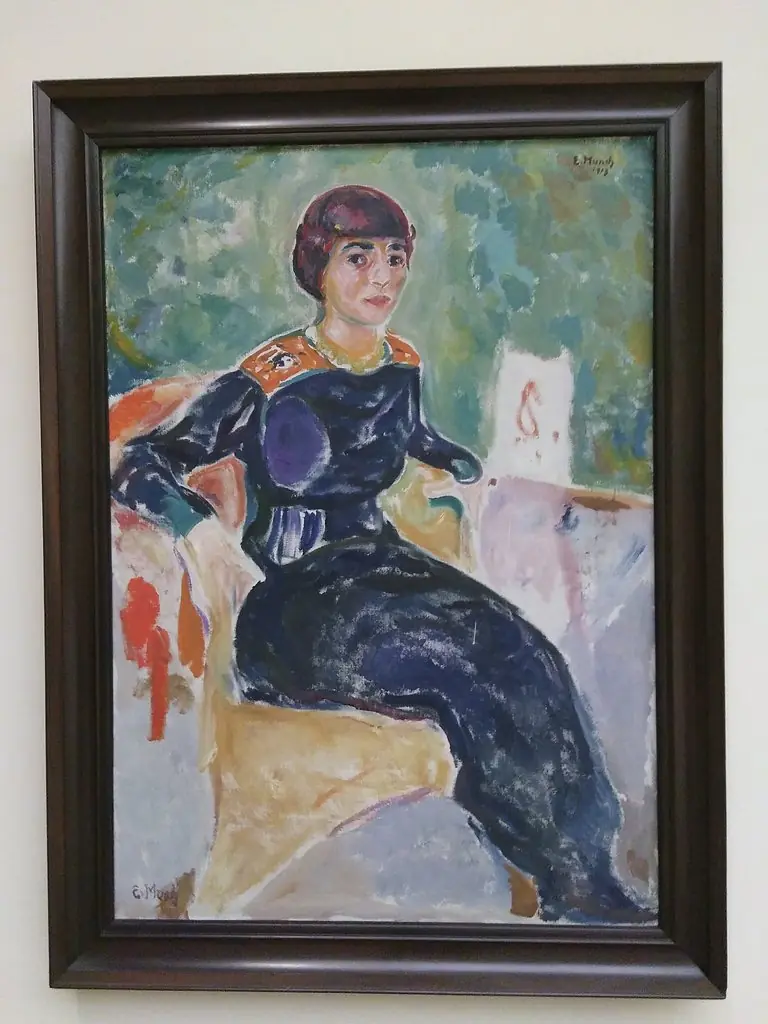 Portrait of Elsa Glaser, by Edvard Munch