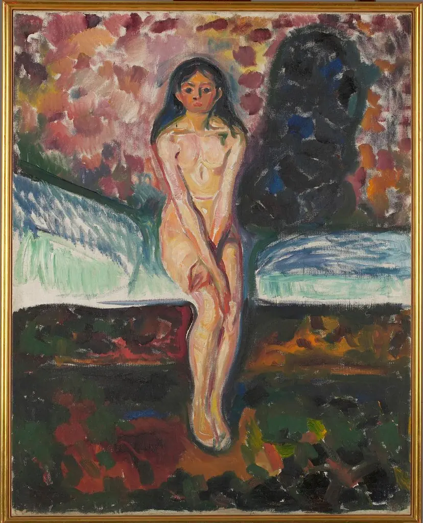 Puberty, by Edvard Munch