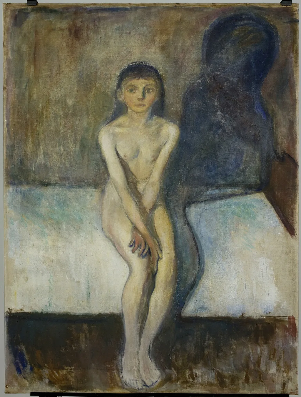Puberty, by Edvard Munch, oil, 1898