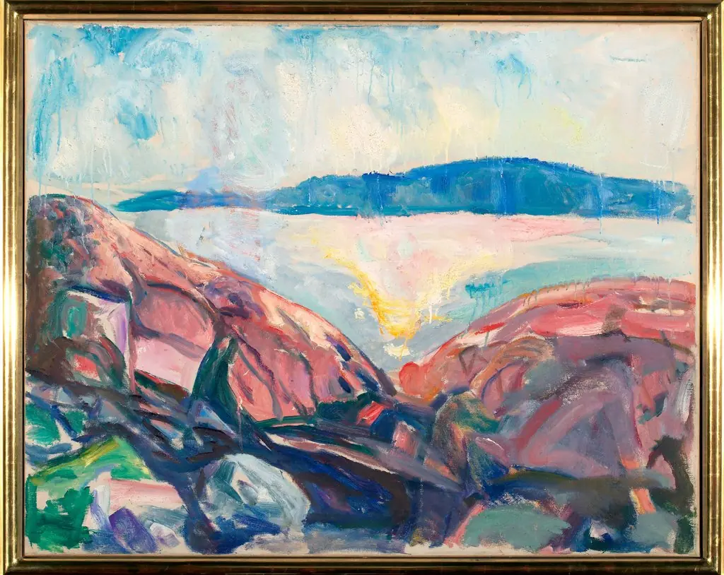 Red Rocks, by Edvard Munch