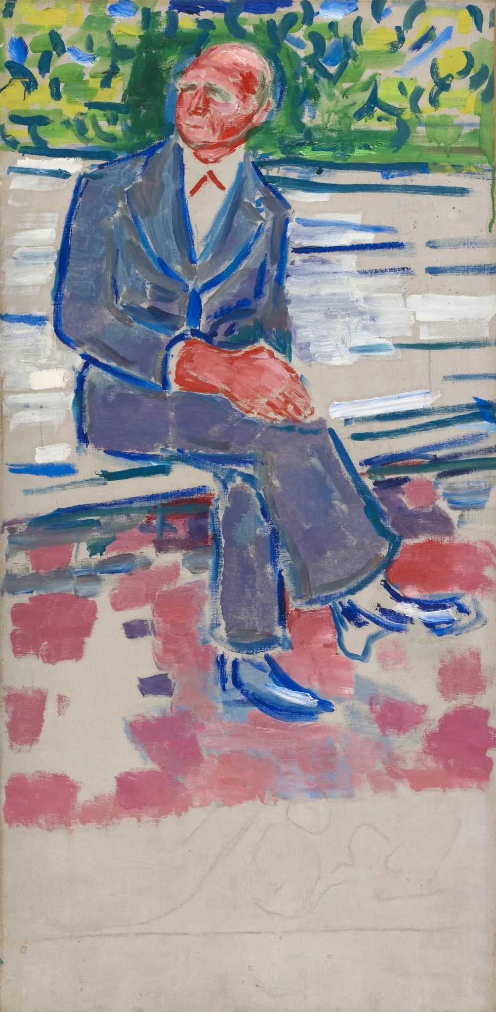 Rolf Hansen, by Edvard Munch, oil, 1943