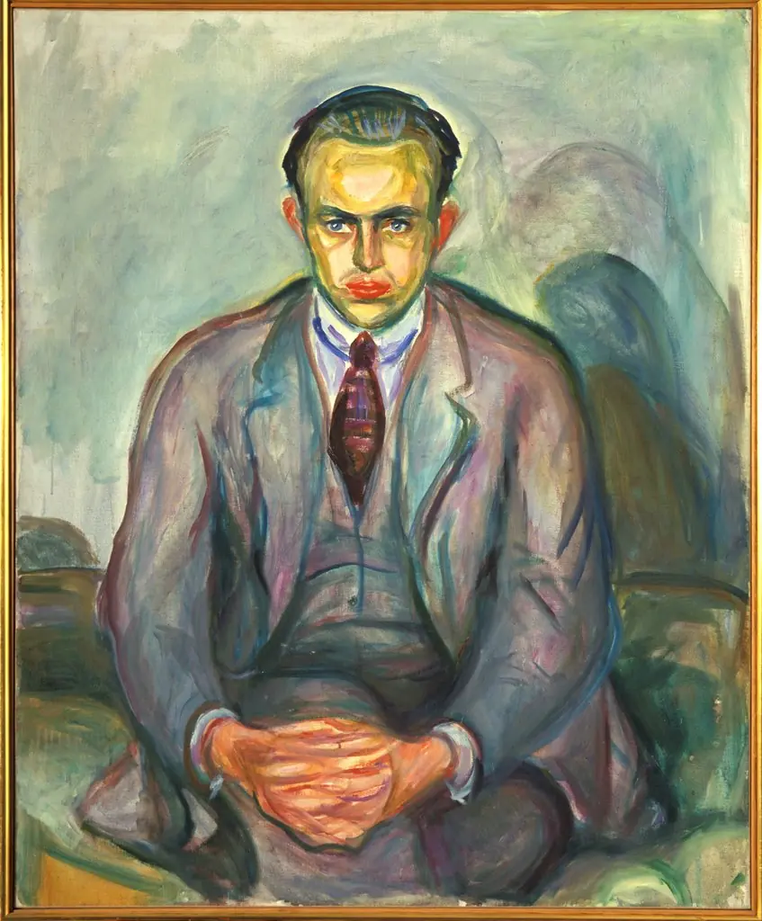 Rolf Stenersen, by Edvard Munch
