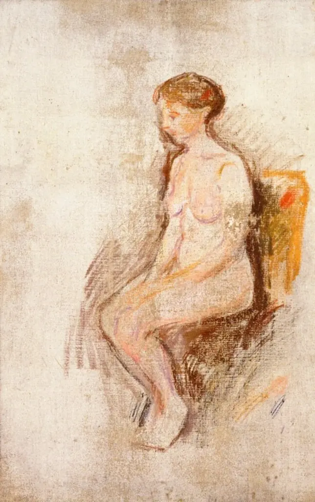 Seated Nude, by Edvard Munch