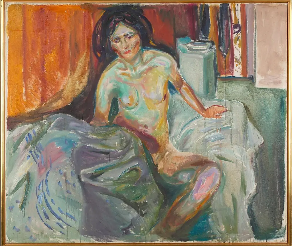 Seated Nude: Morning, by Edvard Munch