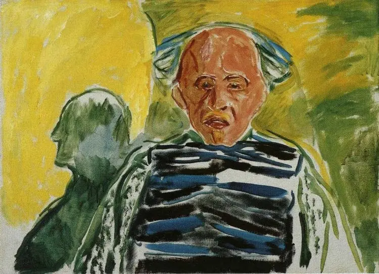 Self-Portrait, by Edvard Munch