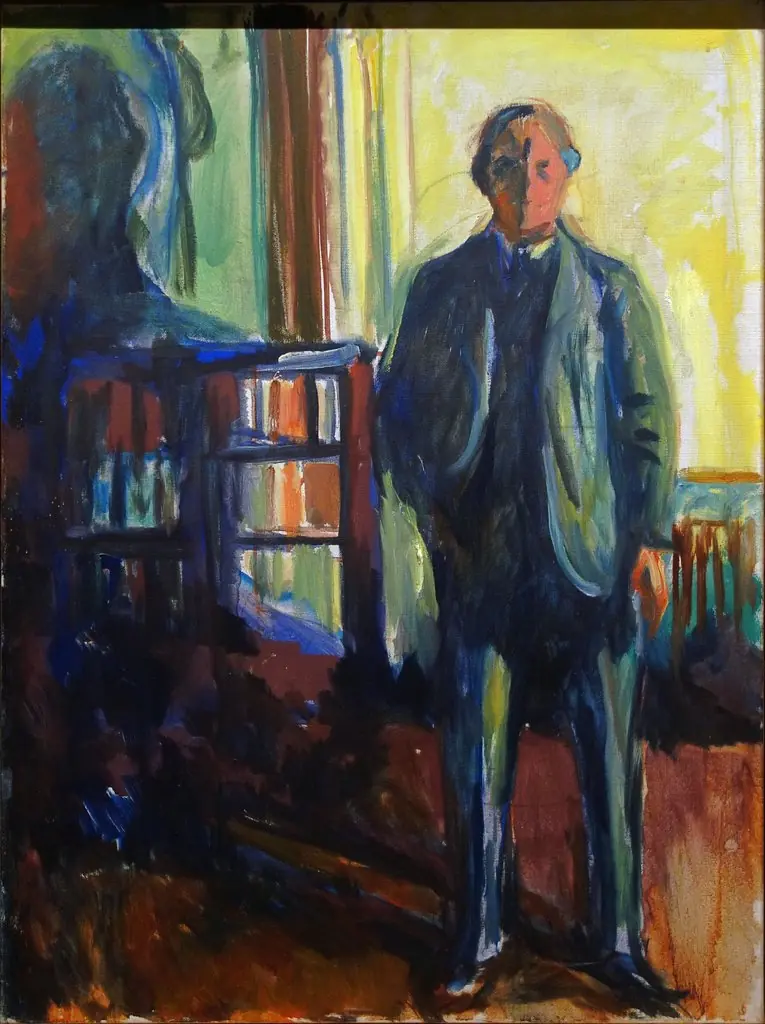 Self-Portrait with Hand in Pocket, by Edvard Munch