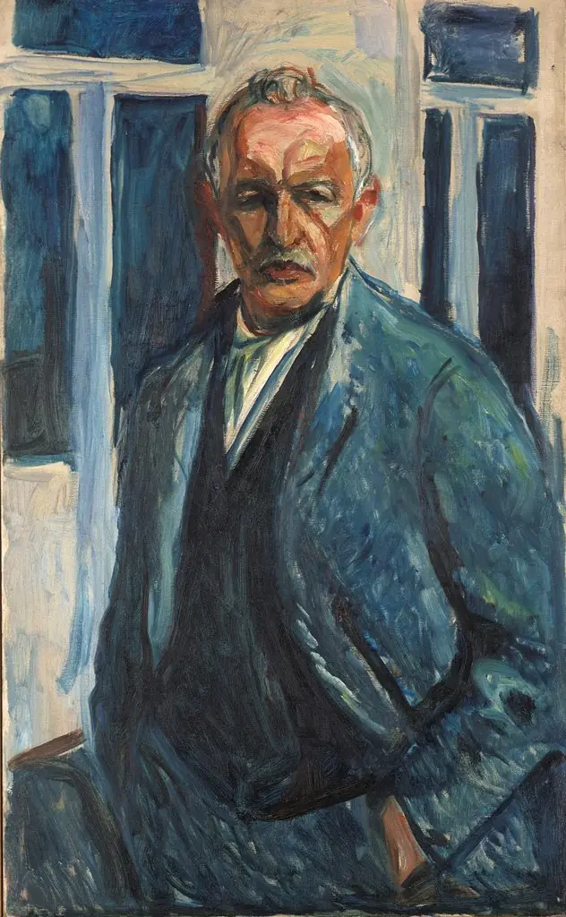 Self-Portrait with Hands in Pockets, by Edvard Munch
