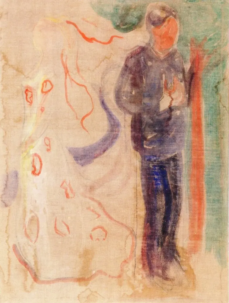 Separation, by Edvard Munch