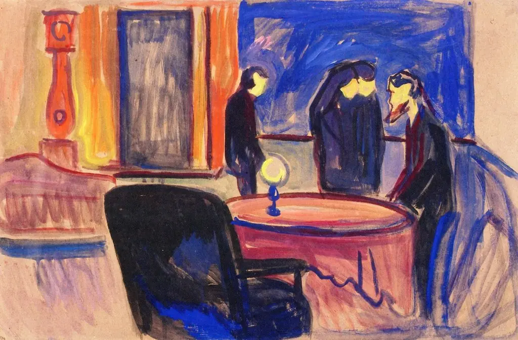 Set Design for Henrik Ibsen's "Ghosts", by Edvard Munch