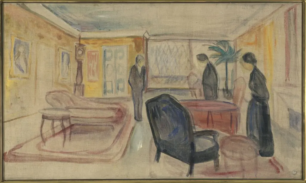 Set Design for Henrik Ibsen's "Ghosts", by Edvard Munch