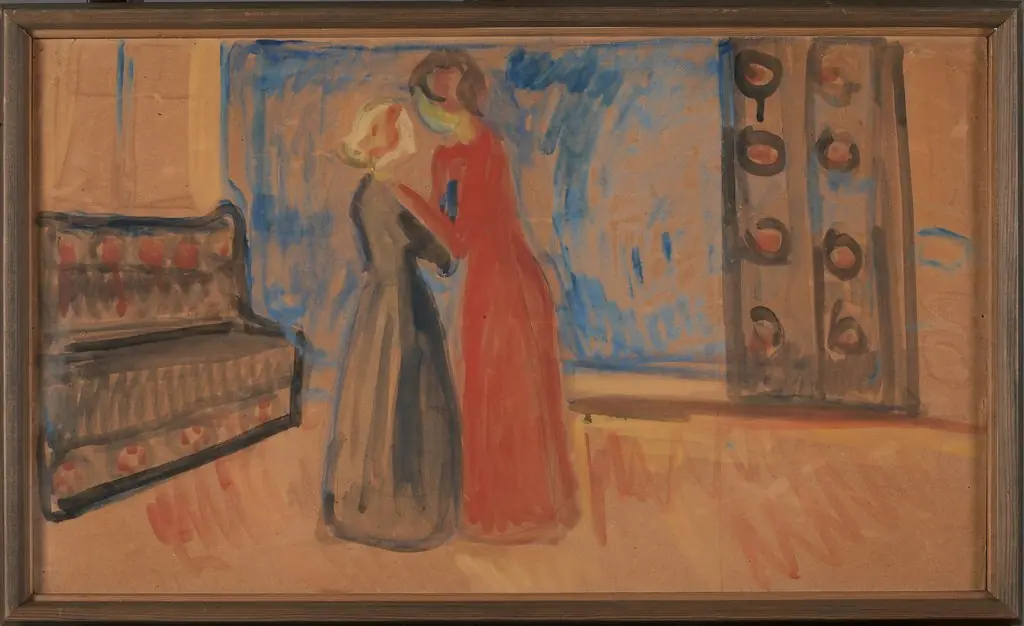 Set Design for Henrik Ibsen's "Hedda Gabler", by Edvard Munch