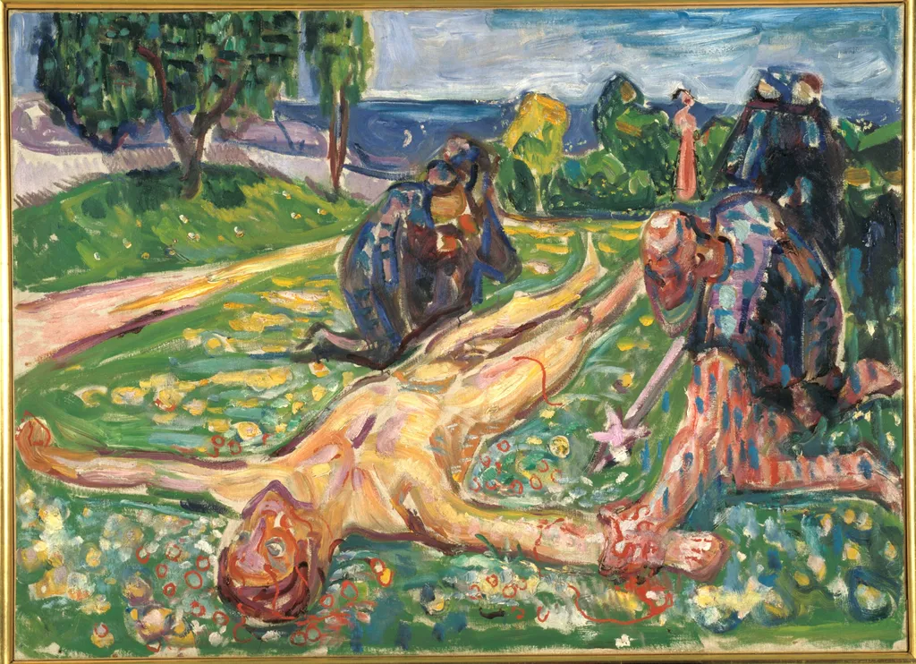 Sigurd Slembe, by Edvard Munch, oil, 1909