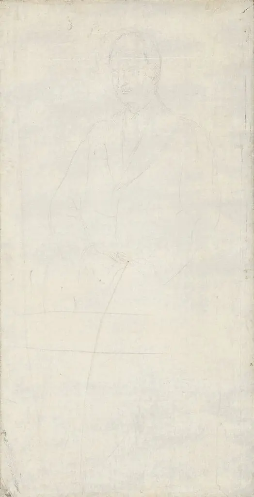 Standing Man, by Edvard Munch