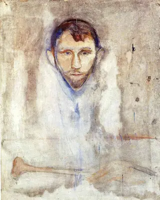 Stanislaw Przybyszewski, by Edvard Munch, 1898