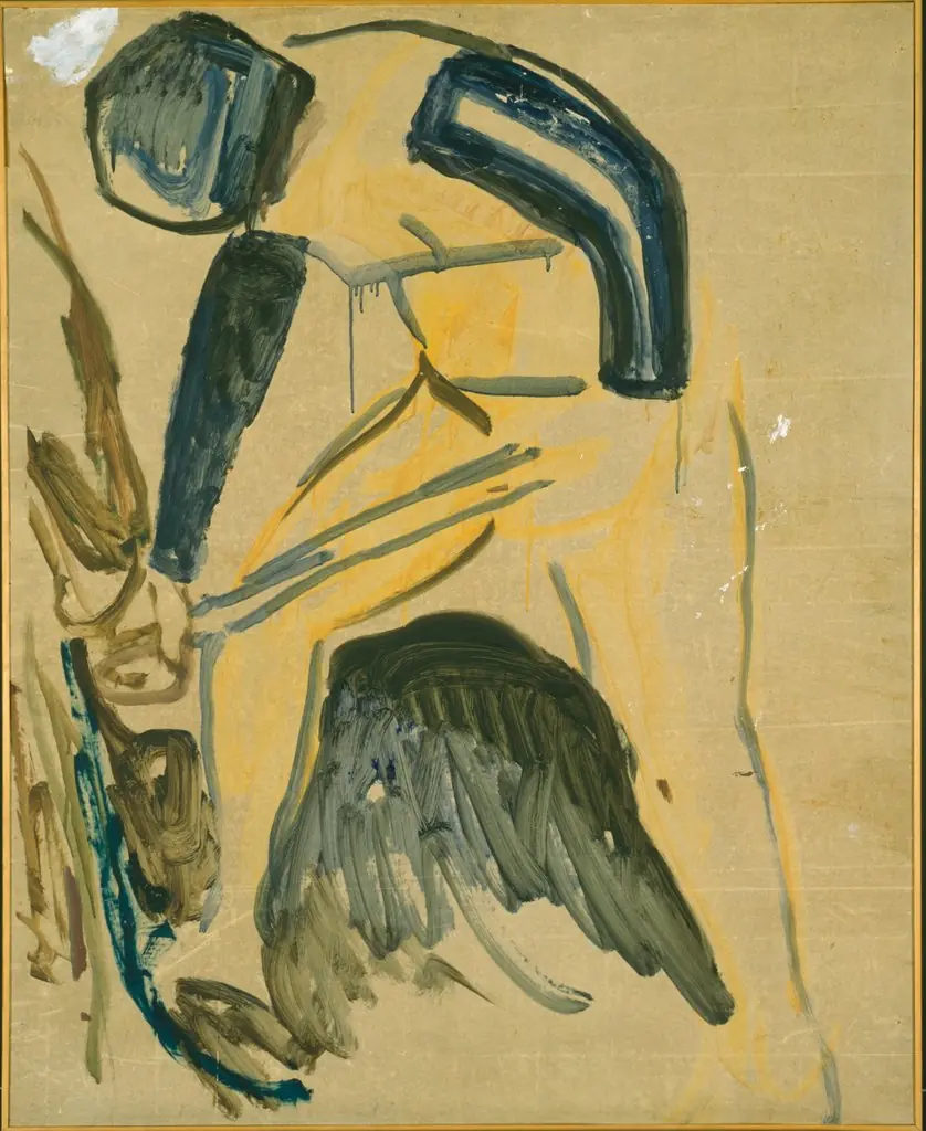 Street Workers in Snow: Fragment, by Edvard Munch