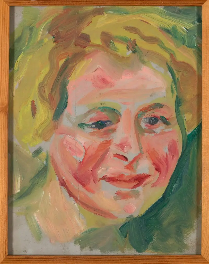 Study of a Head, by Edvard Munch