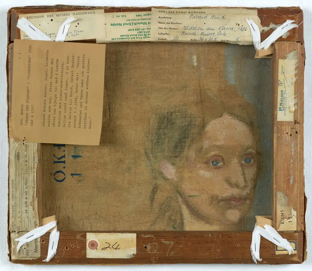 Study of a Head, by Edvard Munch