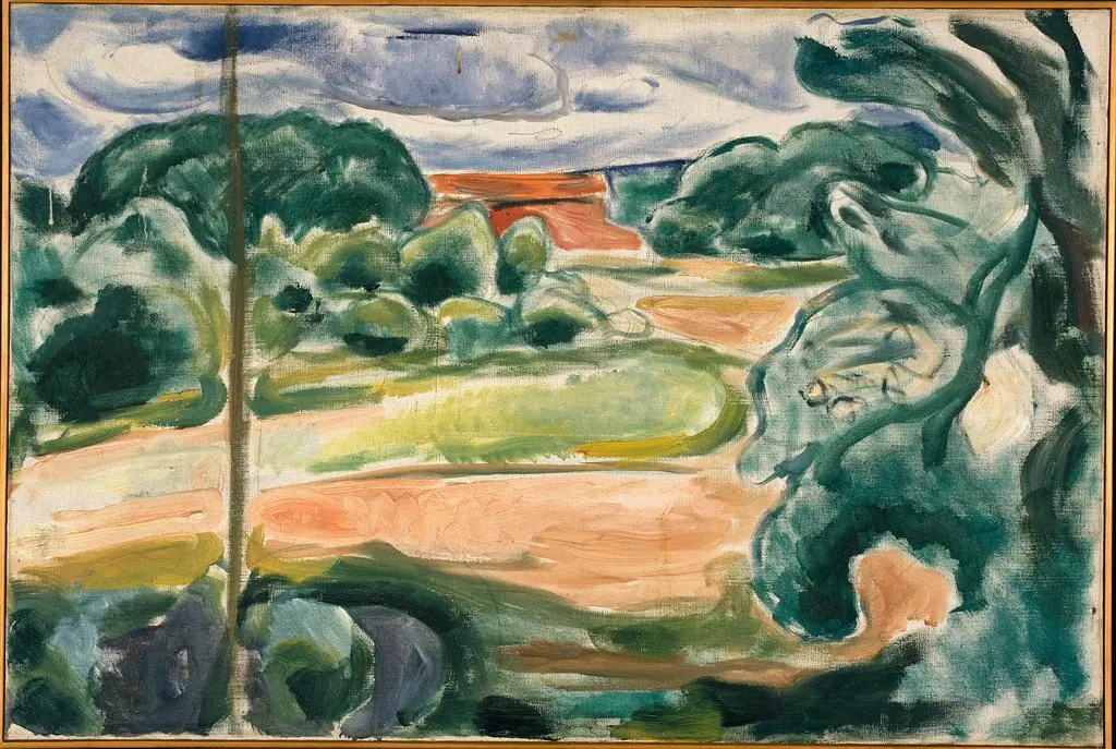 Summer at Ekely, by Edvard Munch