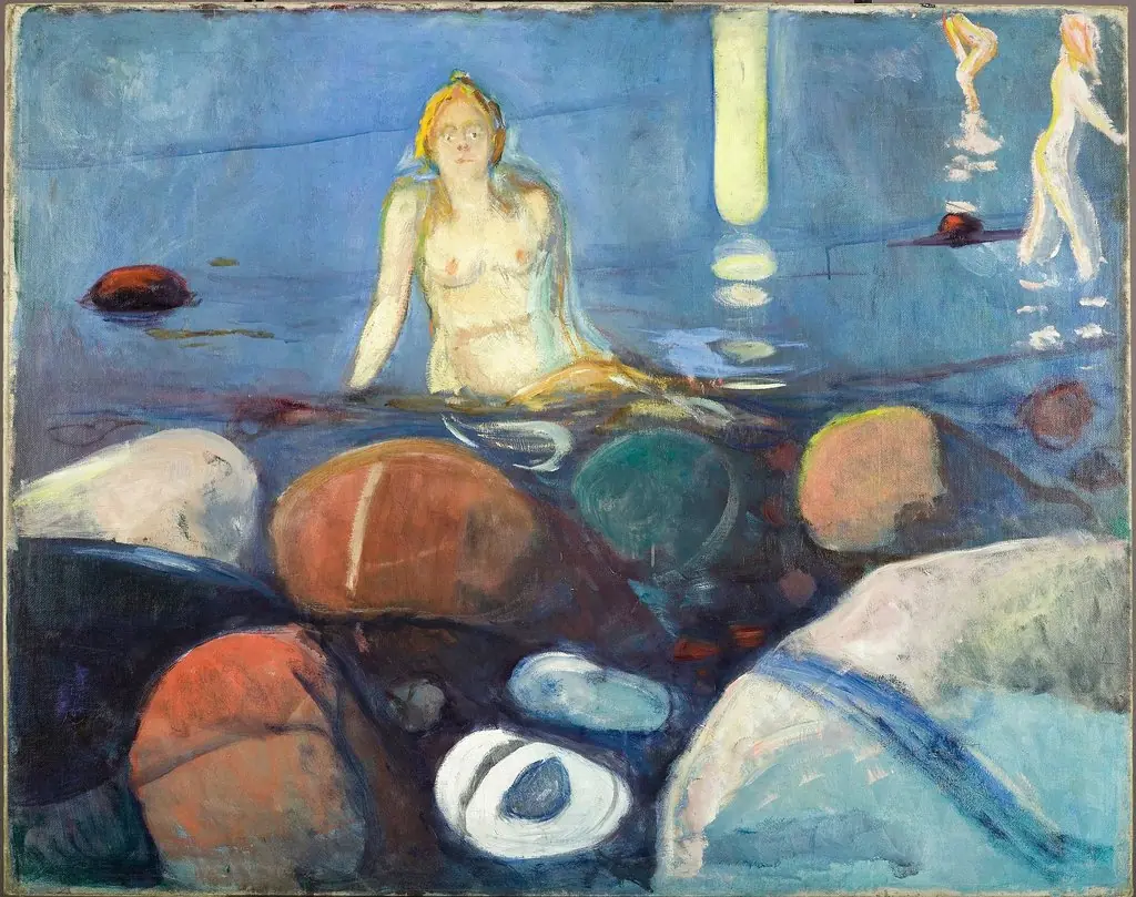 Summer Night. Mermaid, by Edvard Munch