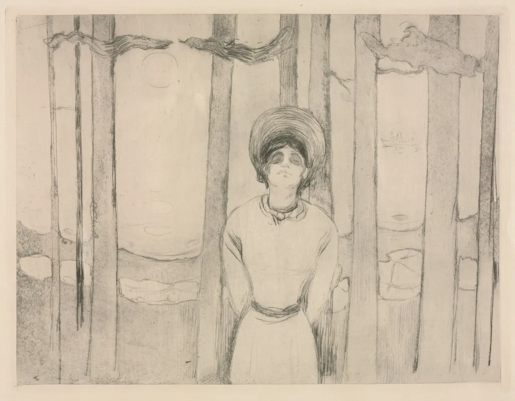 Summer Night (The Voice), by Edvard Munch, 1895