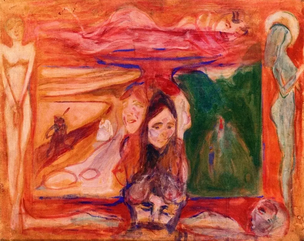 Symbolic Study, by Edvard Munch