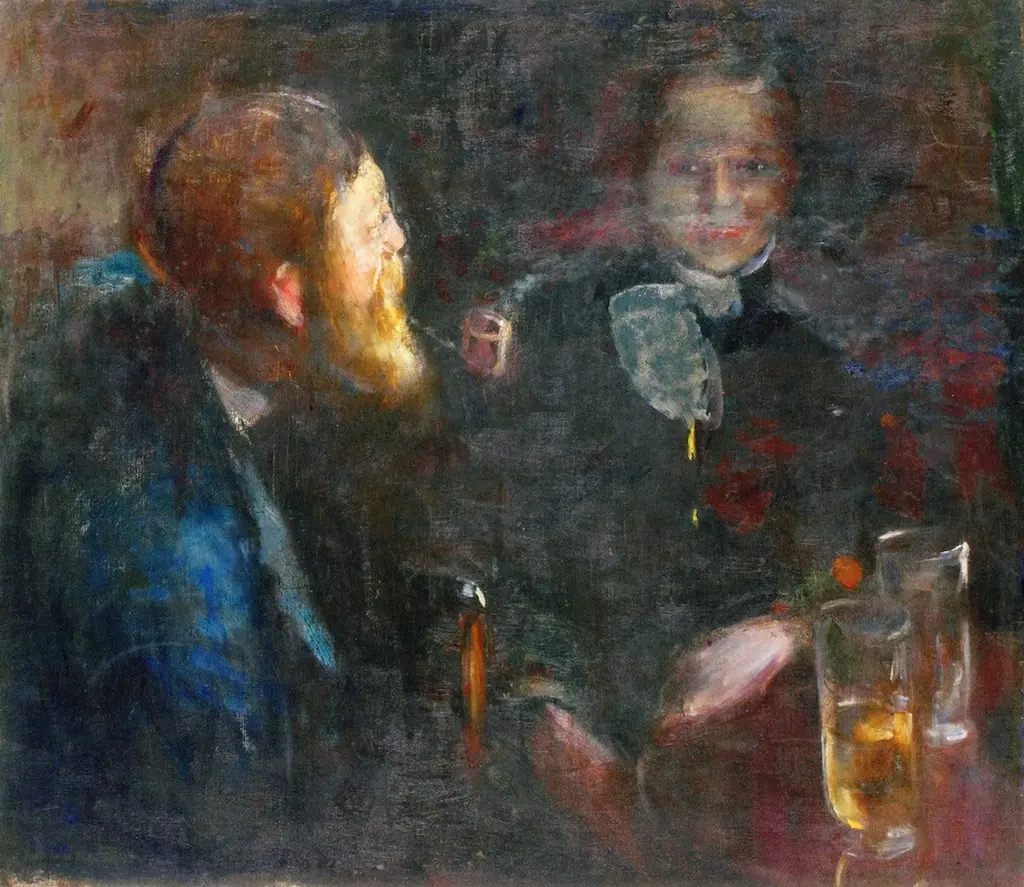 Tête-à-tête, by Edvard Munch