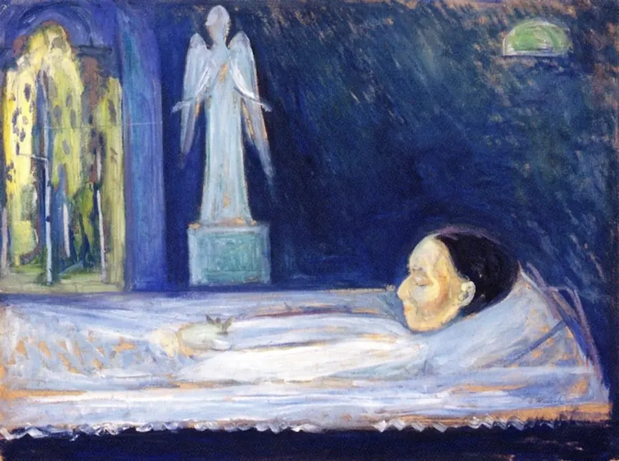 The Angel of Death, by Edvard Munch