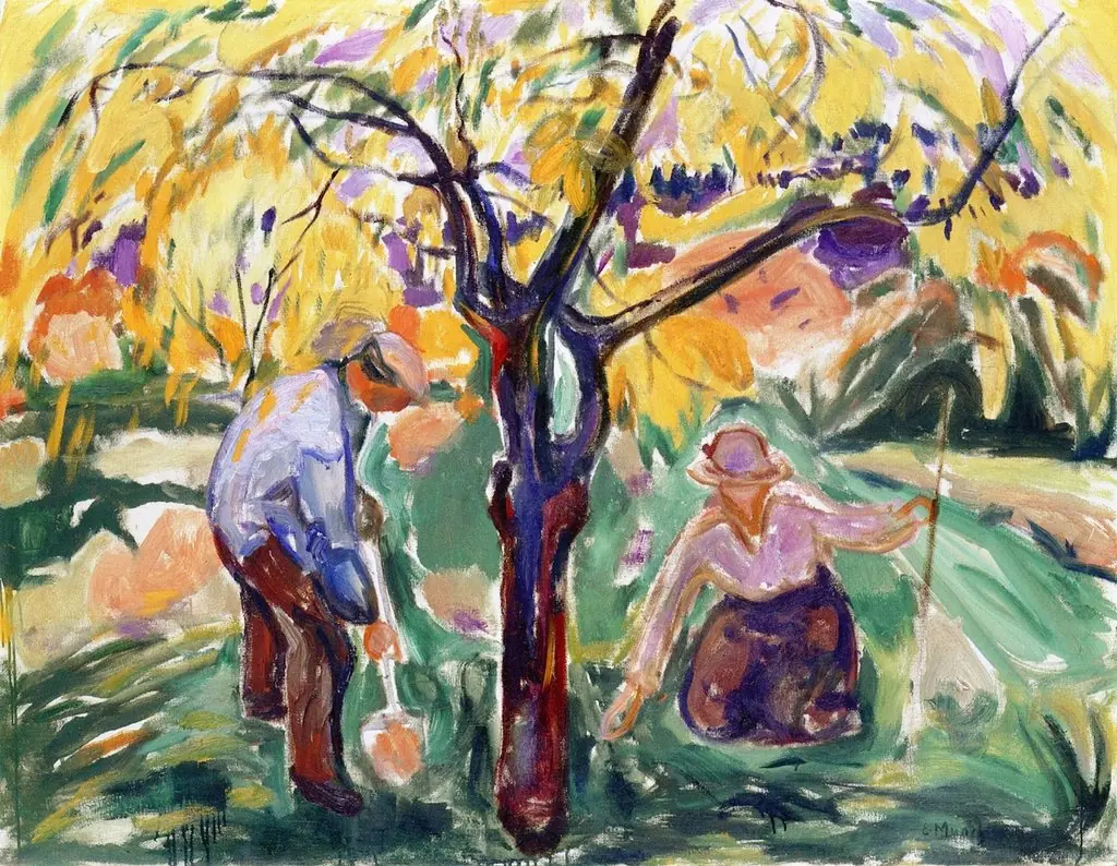 The Apple Tree, by Edvard Munch