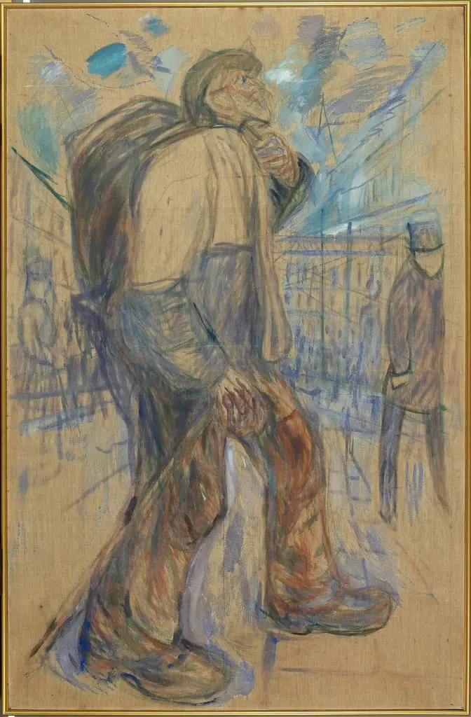 The Beggar, by Edvard Munch