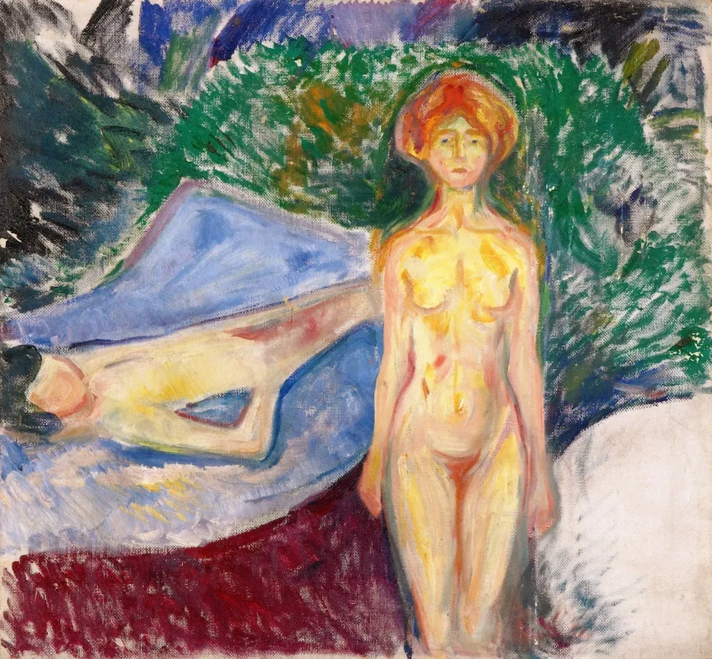 The Death of Marat, by Edvard Munch, oil, 1906