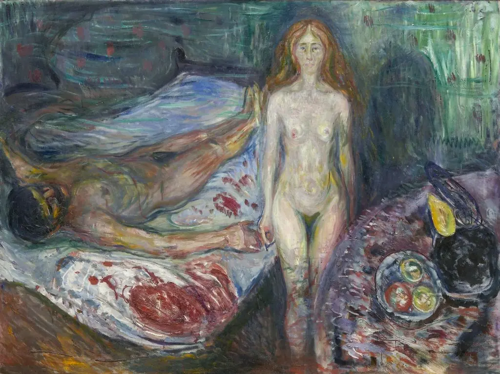 The Death of Marat, by Edvard Munch